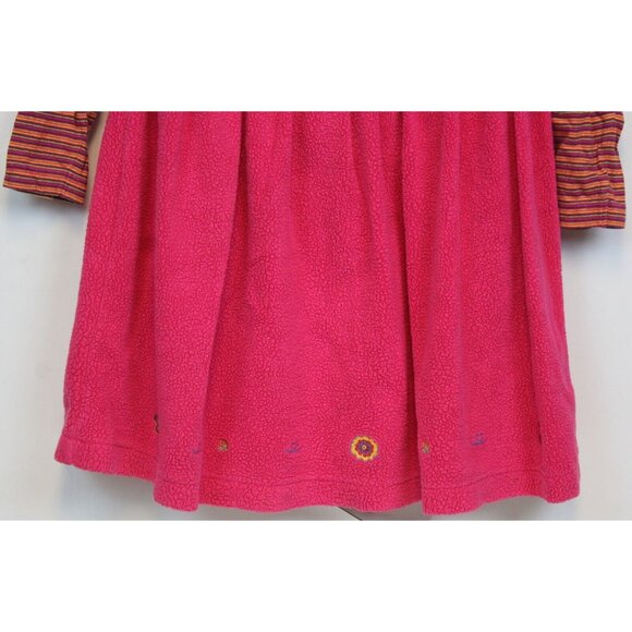 VTG Disney Store 2pc Fleece Minnie Mouse Dress Set sz 7/8 Striped Shirt Winter - Picture 4 of 10